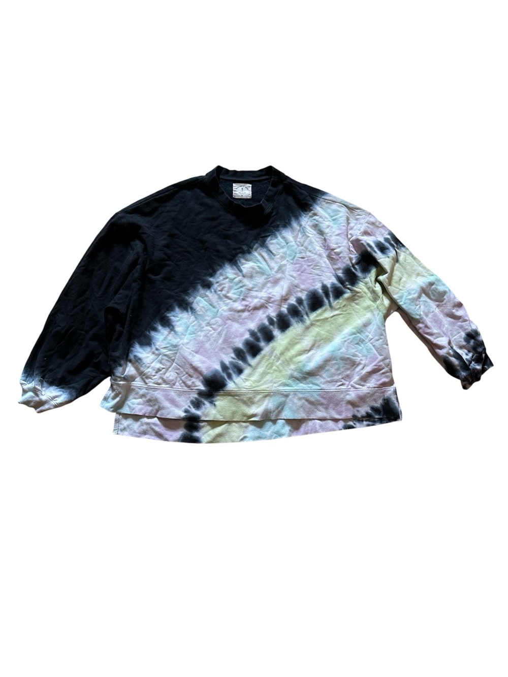 Electric & Rose Black Fleece-Lined Crewneck Sweatshirt M